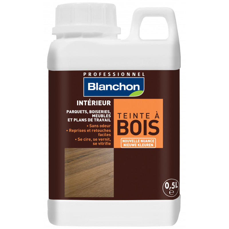 Teinte à bois Noir  0.5L  Manubricole