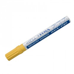 Marqueur peinture laquée jaune pointe 2-4 mm - Lyra